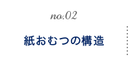 紙おむつの構造