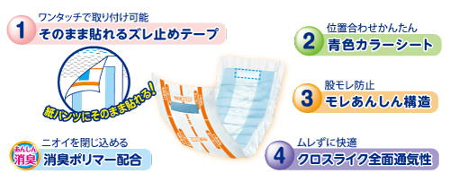 Amazon.co.jp: いちばん すっきり 軽快フィット テープ止め