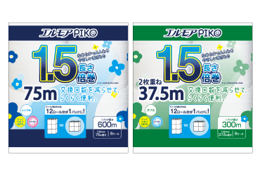 人気カラーの エルモア ピコ1.5倍巻トイレットロール エルモア | 商品情報 | 日用品