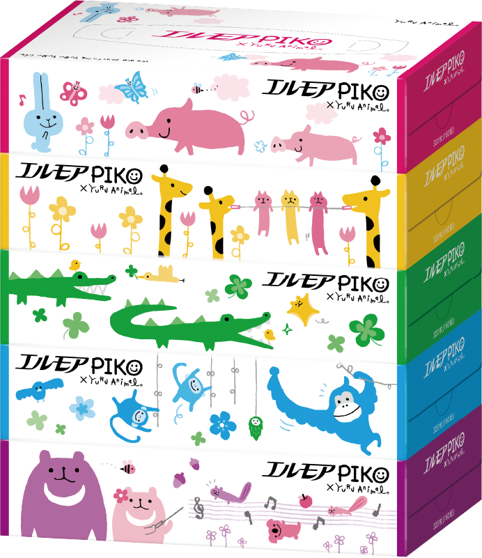 ピコゆるあにまるティシュー