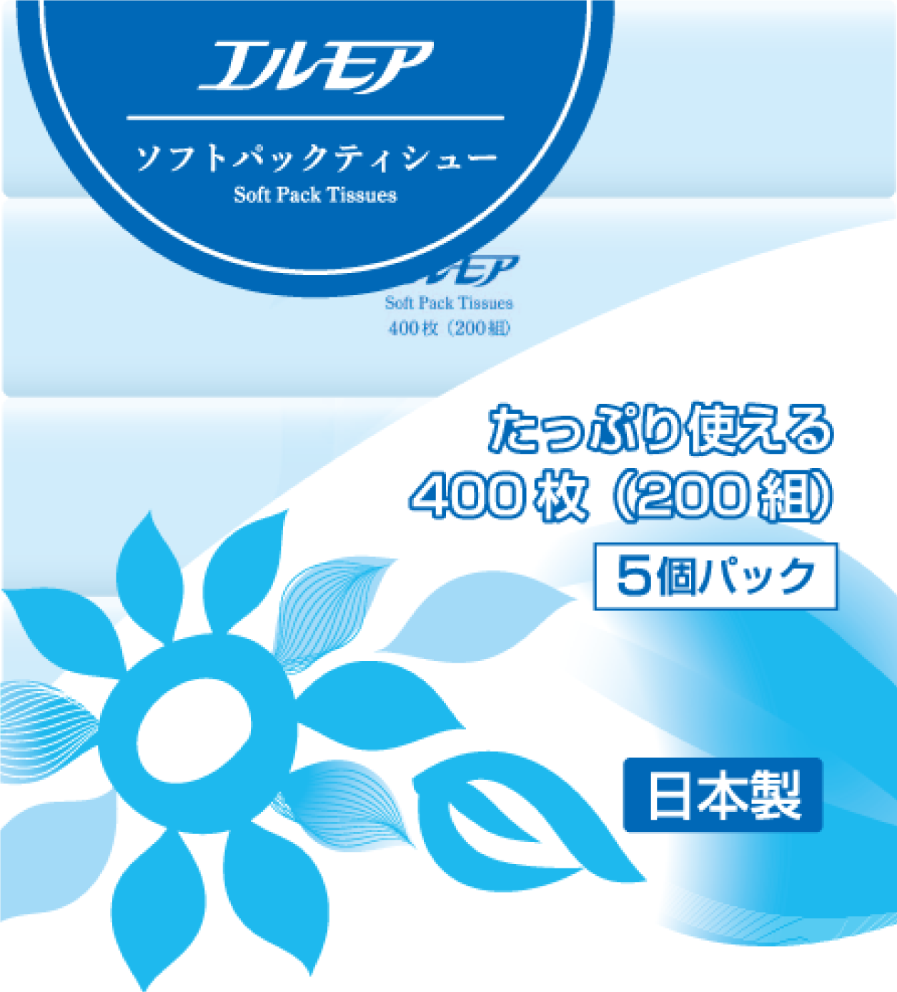 エルモアソフトパックティシュー